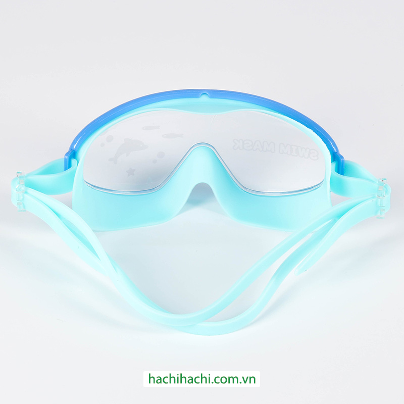 Kính bơi khung lớn (Màu xanh) thương hiệu NIPPON PEARL