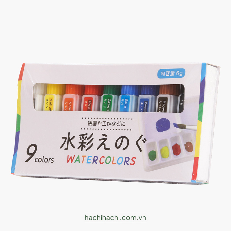 Màu nước 9 màu thương hiệu NIPPON PEARL