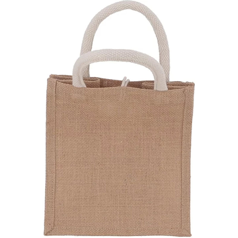 Túi vải đay 2 ngăn có nút gài 21x23cm thương hiệu FUJI BOEKI