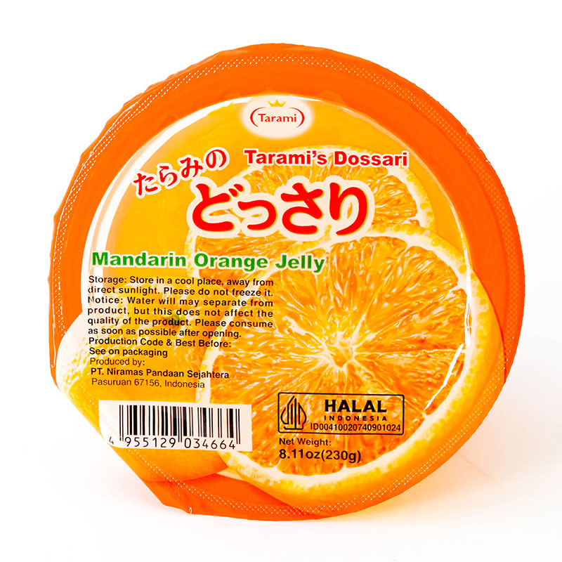 Thạch hủ Tarami Dossari vị quýt Nhật Mikan 230g thương hiệu TARAMI