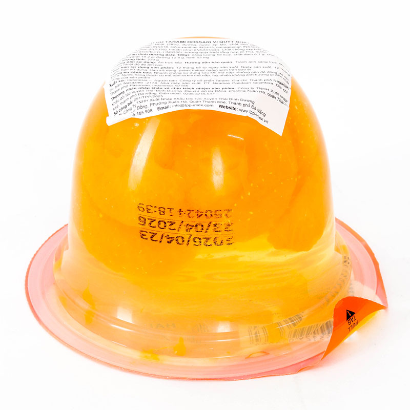 Thạch hủ Tarami Dossari vị quýt Nhật Mikan 230g thương hiệu TARAMI