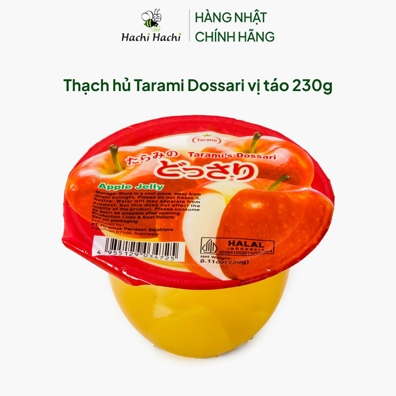 Thạch hủ Tarami Dossari vị táo 230g thương hiệu TARAMI