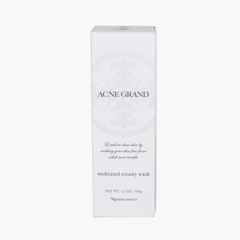 Sữa rửa mặt cho da nhiều dầu và da mụn Nhật Bản Acne Grand Creamy Wash 100g thương hiệu NARIS
