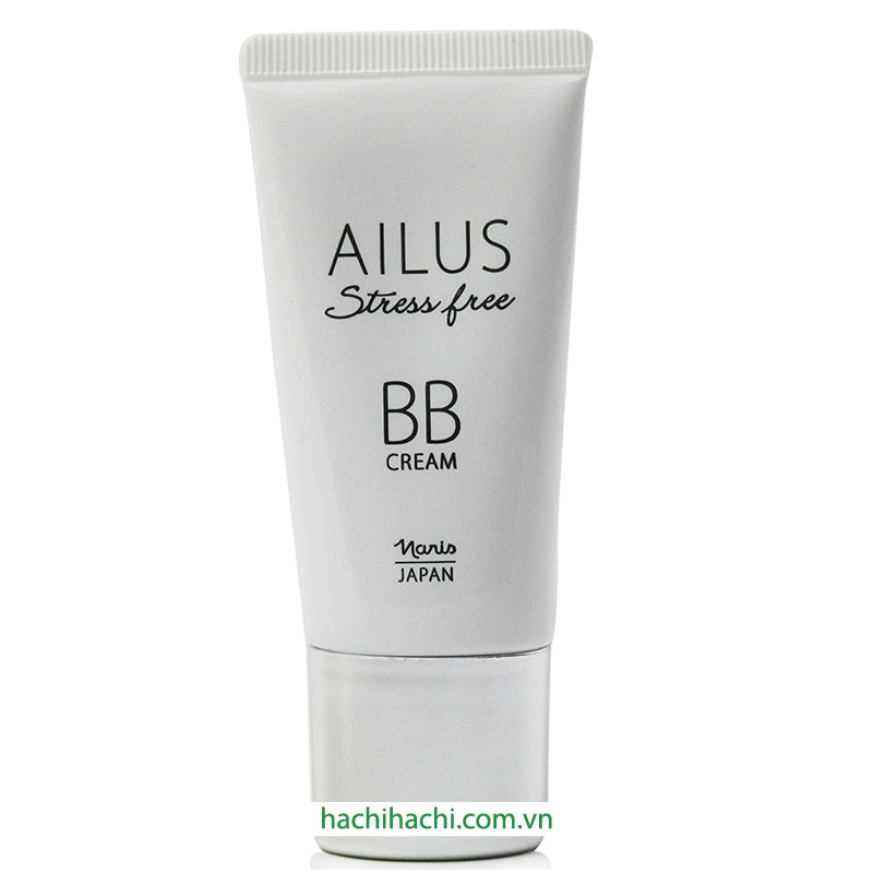 Kem lót trang điểm Nhật Bản Ailus Stress Free BB Cream 01 (30g) 01 (Light Beige) thương hiệu NARIS