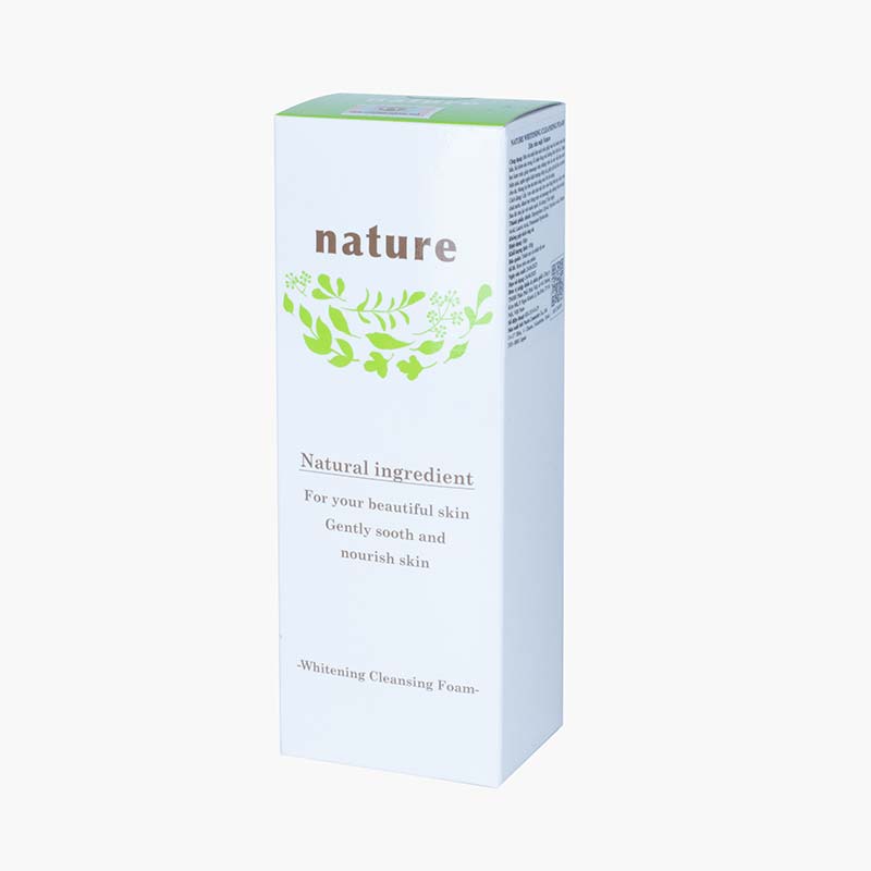 Sữa rửa mặt tẩy trang làm sáng da Nhật Bản Nature Whitening 100g thương hiệu NARIS
