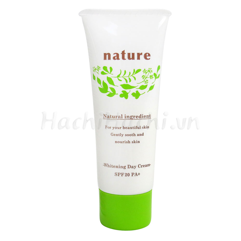 Kem dưỡng làm trắng da ban ngày Nature Whitening  SPF20 PA+ (40g) thương hiệu NARIS