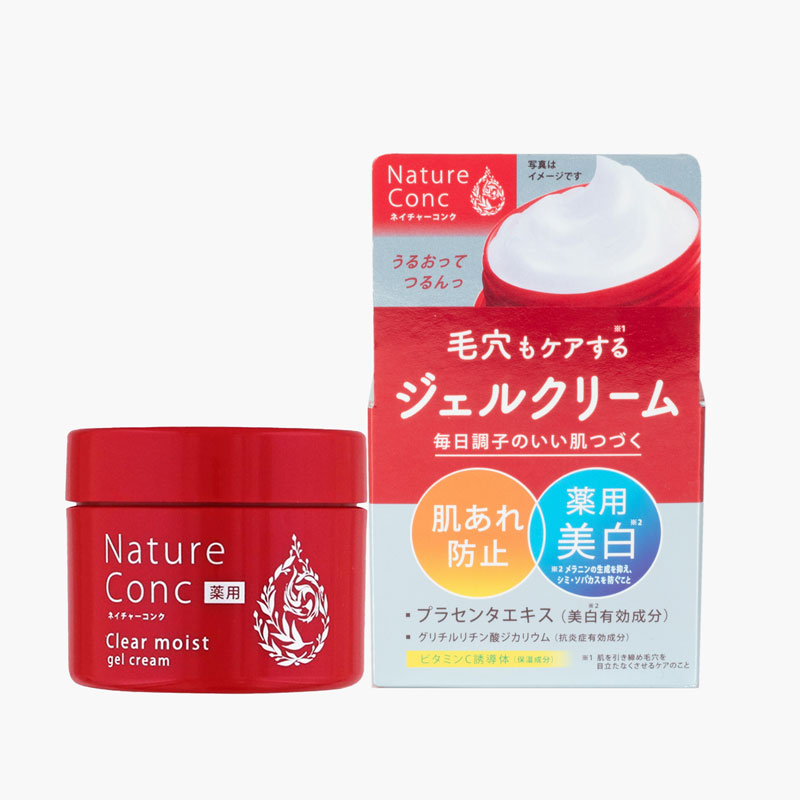 Kem dưỡng ẩm sáng da Nhật Bản Nature Conc Clear Moist Gel Cream 100g