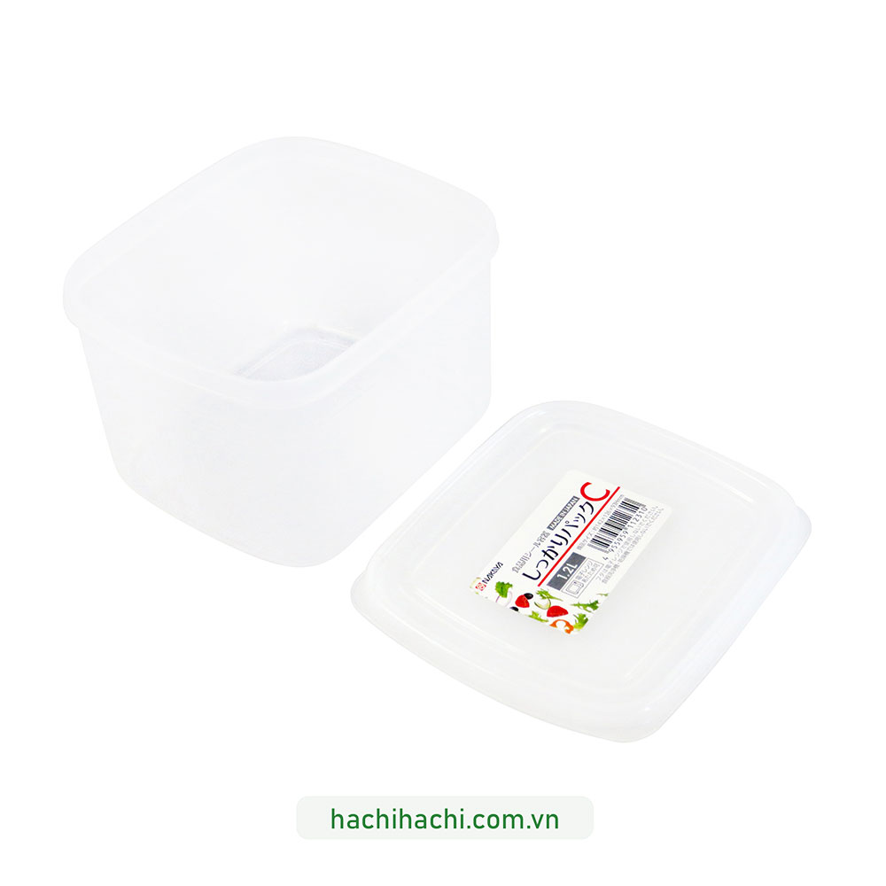 Hộp đựng thực phẩm Nhật Bản trữ đông, trữ mát, dùng lò vi sóng Nakaya 1.2L thương hiệu NAKAYA
