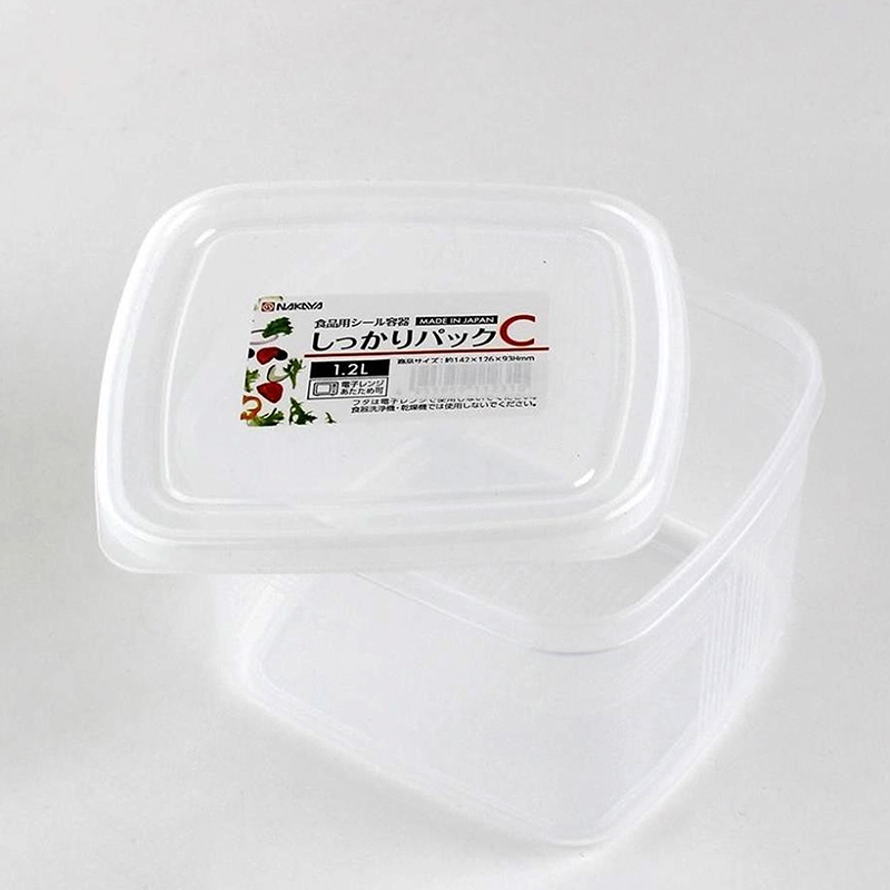 Hộp đựng thực phẩm Nhật Bản trữ đông, trữ mát, dùng lò vi sóng Nakaya 1.2L thương hiệu NAKAYA