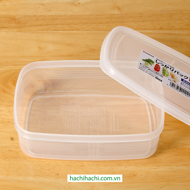 Hộp đựng thực phẩm Nhật Bản trữ đông, trữ mát, dùng lò vi sóng Nakaya 830ml thương hiệu NAKAYA