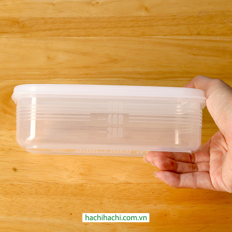 Hộp đựng thực phẩm Nhật Bản trữ đông, trữ mát, dùng lò vi sóng Nakaya 830ml thương hiệu NAKAYA
