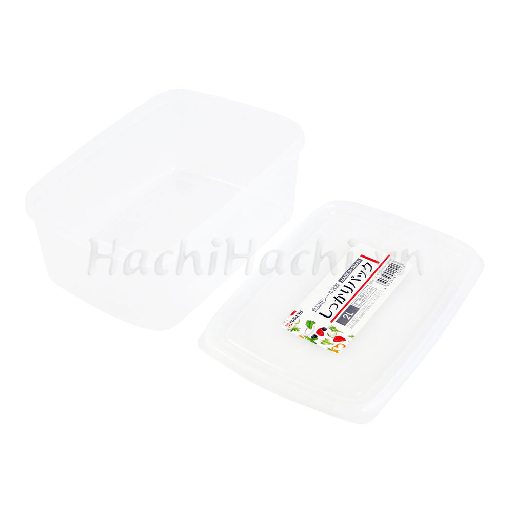 Hộp đựng thực phẩm Nhật Bản trữ đông, trữ mát, dùng lò vi sóng Nakaya 2L thương hiệu NAKAYA