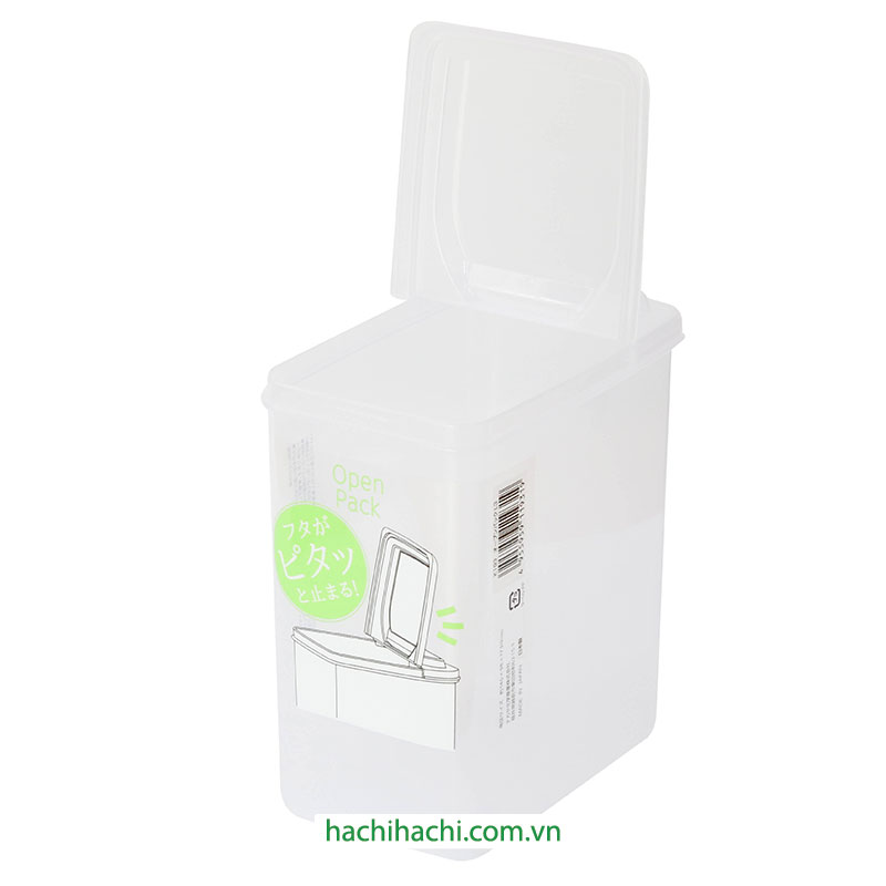 Hộp nhựa đựng thực phẩm 1.7L, nắp mở đứng, dễ lấy thực phẩm thương hiệu NAKAYA