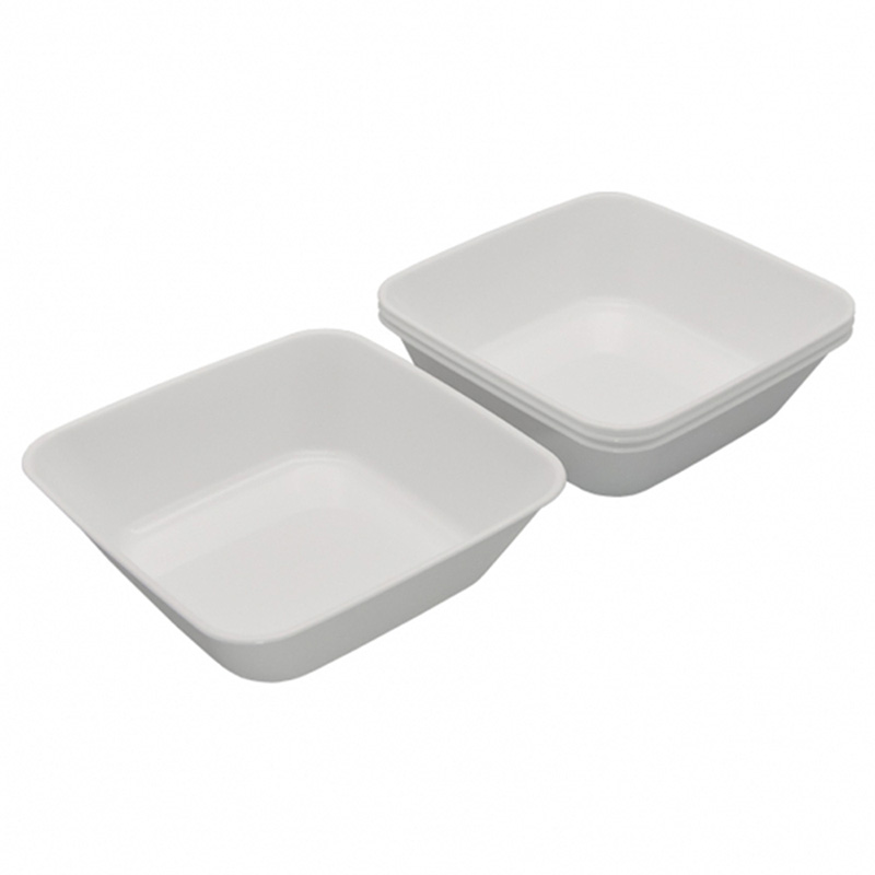 Đĩa nhựa Nhật Bản dùng được lò vi sóng Nakaya 12x12cm (4 cái) thương hiệu NAKAYA