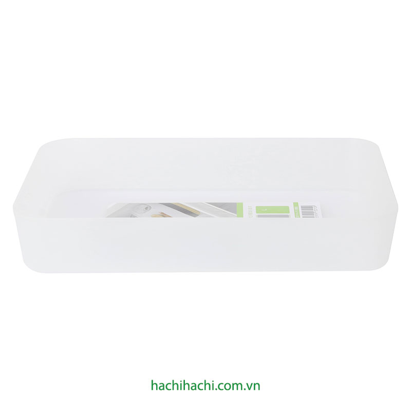 Khay đựng vật dụng, đồ dùng nhà bếp 26.8x18.5cm (Trắng) thương hiệu NAKAYA
