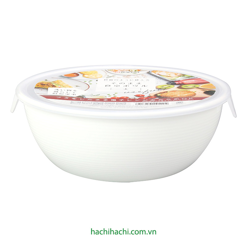 Tô nhựa Nhật Bản, tô đại, bát ô tô Nakaya 17.4cm có nắp, dùng được lò vi sóng (Nhiều mẫu)-Giao mẫu ngẫu nhiên thương hiệu NAKAYA