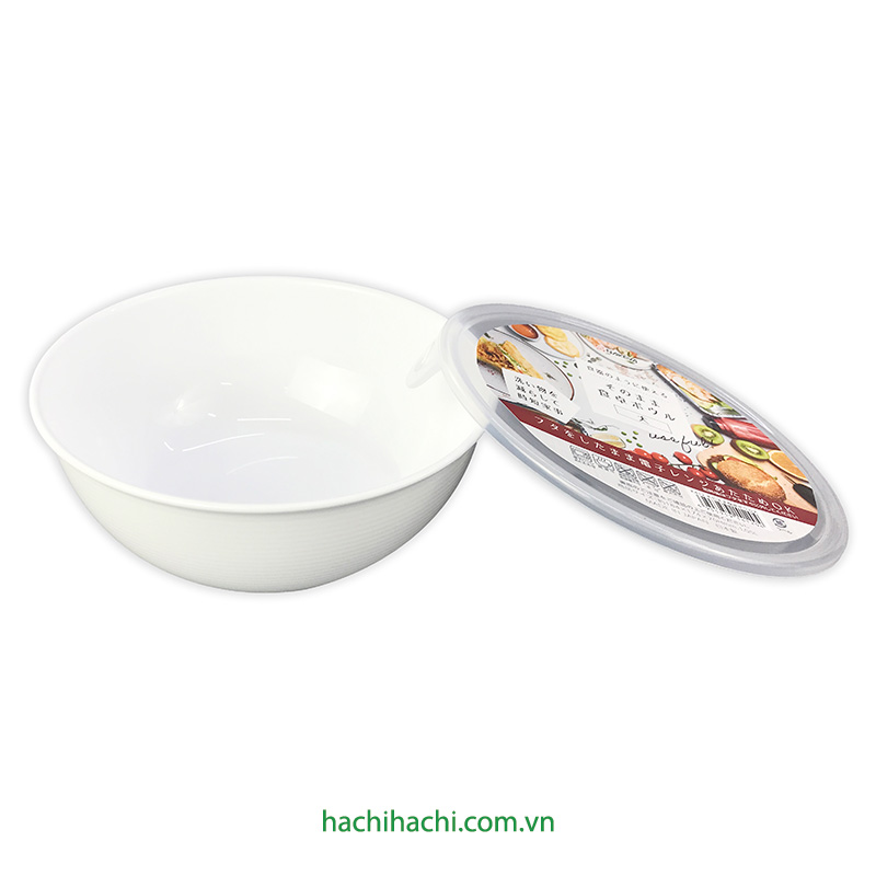Tô nhựa Nhật Bản, tô đại, bát ô tô Nakaya 17.4cm có nắp, dùng được lò vi sóng (Nhiều mẫu)-Giao mẫu ngẫu nhiên thương hiệu NAKAYA