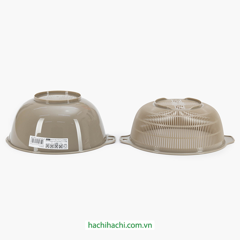 Bộ thau rổ nhựa Nhật Bản Nakaya 19.2cm thương hiệu NAKAYA