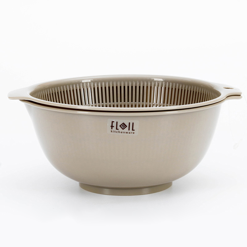 Bộ thau rổ nhựa Nhật Bản Nakaya 19.2cm