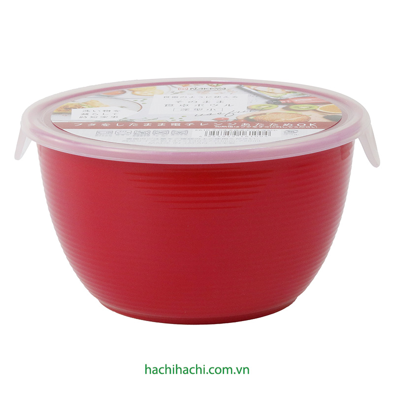 Tô nhựa Nhật Bản dùng được lò vi sóng Nakaya 14cm có nắp (Nhiều mẫu)-Giao mẫu ngẫu nhiên thương hiệu NAKAYA