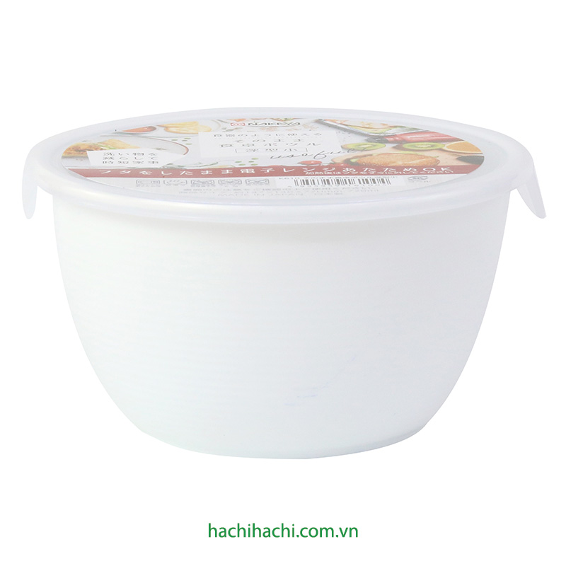 Tô nhựa Nhật Bản dùng được lò vi sóng Nakaya 14cm có nắp (Nhiều mẫu)-Giao mẫu ngẫu nhiên thương hiệu NAKAYA