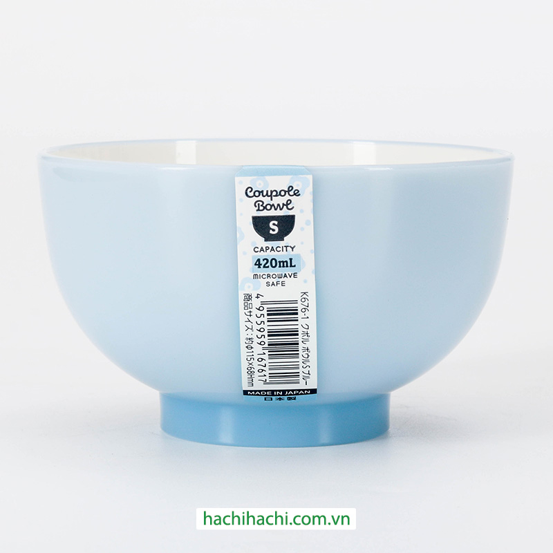 Chén bát nhựa Nhật Bản, chén bát ăn cơm dùng được lò vi sóng Nakaya 11.5cm thương hiệu NAKAYA