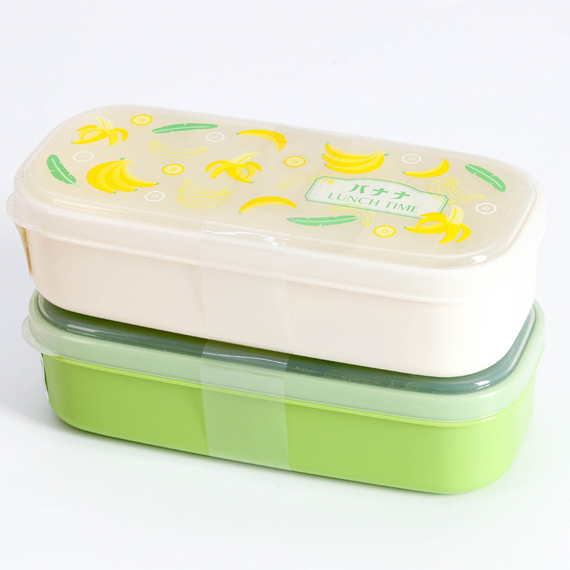 Hộp nhựa đựng thực phẩm 510ml kèm tấm chia ngăn, dùng được lò vi sóng (Nhiều mẫu)-Giao mẫu ngẫu nhiên thương hiệu NAKAYA