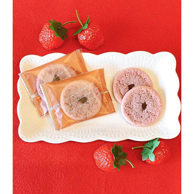 Bánh dâu tây nhân socola Ichigo Sable 128g (20 cái) thương hiệu 