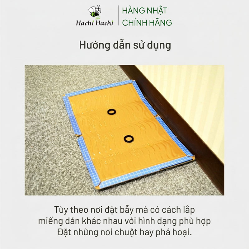 Miếng keo bắt chuột (1 miếng) thương hiệu KOKUBO