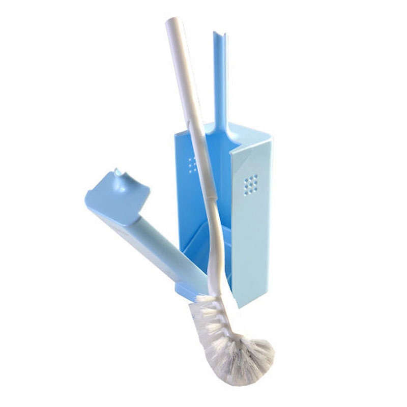 Bàn chải chà toilet kèm hộp đựng thương hiệu 