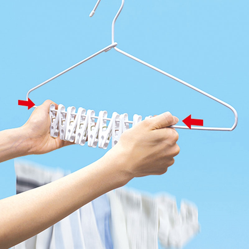 Móc phơi quần áo 10 kẹp thương hiệu KOKUBO