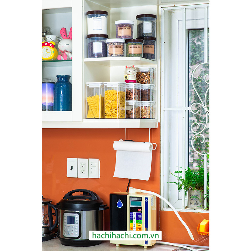 Hộp nhựa đựng thực phẩm 1.5L Nắp trắng thương hiệu KOKUBO