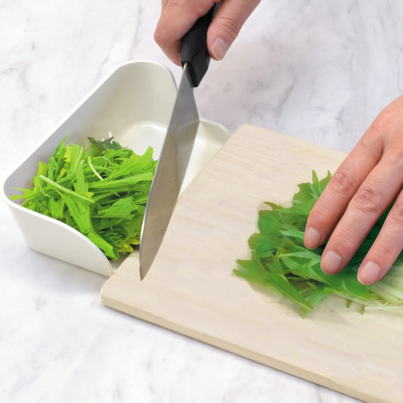 Khay đựng rau củ khi cắt thái có lỗ ráo nước thương hiệu KOKUBO