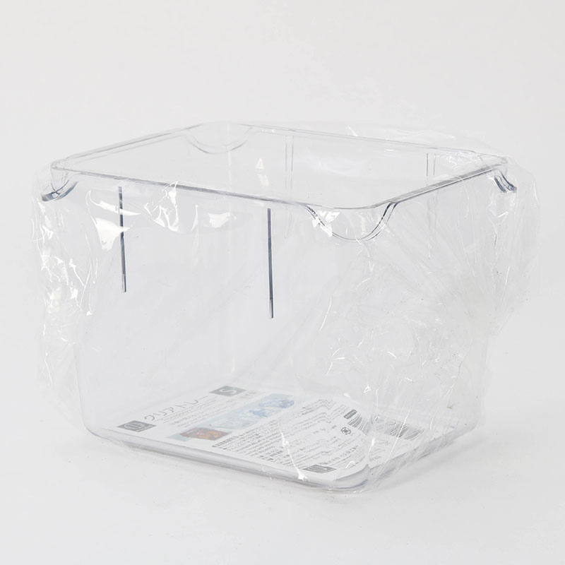 Khay tủ lạnh, khay đựng đồ ngăn tủ Nhật Bản Kokubo  trong suốt 14x11cm thương hiệu KOKUBO