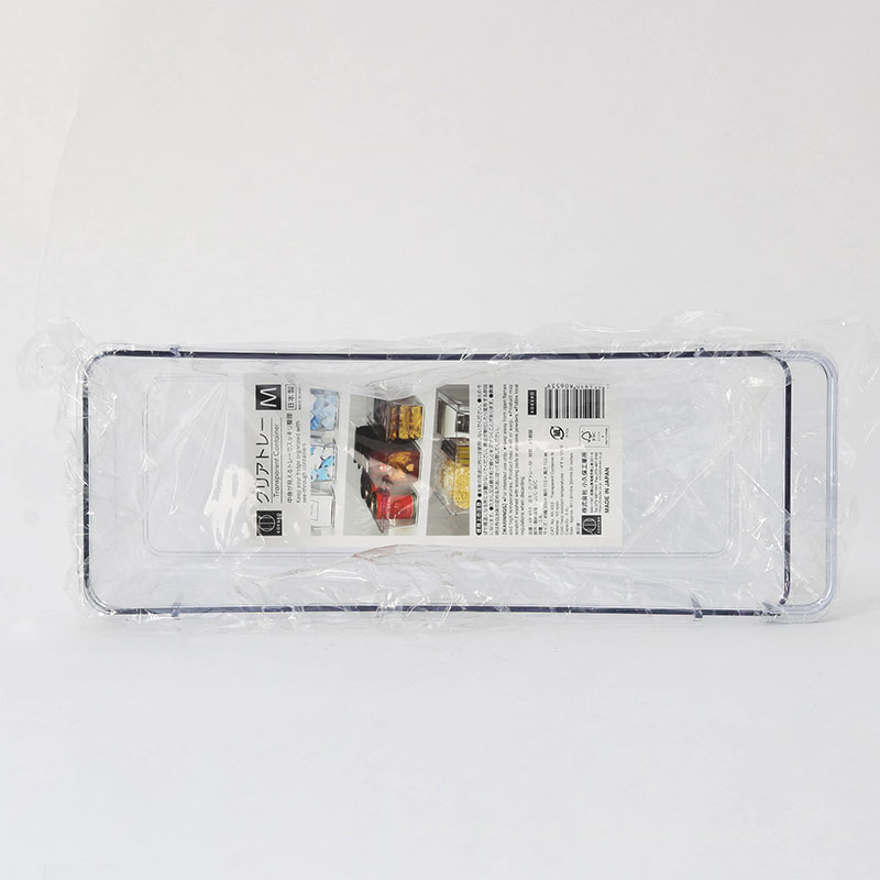 Khay tủ lạnh, khay đựng đồ ngăn tủ Nhật Bản Kokubo dạng ngăn kéo trong suốt 11x30cm thương hiệu KOKUBO