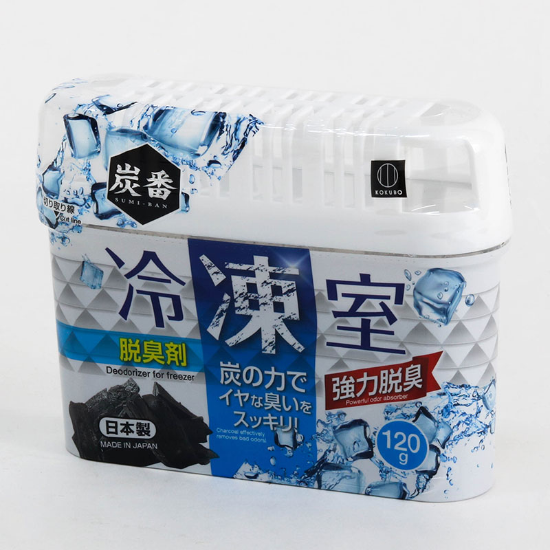 Chất khử mùi ngăn đông tủ lạnh Nhật Bản chứa than hoạt tính Kokubo 120g thương hiệu KOKUBO