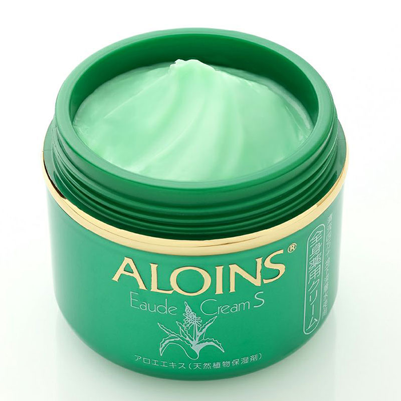 Kem dưỡng da lô hội ẩm mịn, trắng da Nhật Bản Aloins Eaude Cream S 180g thương hiệu ALOINS