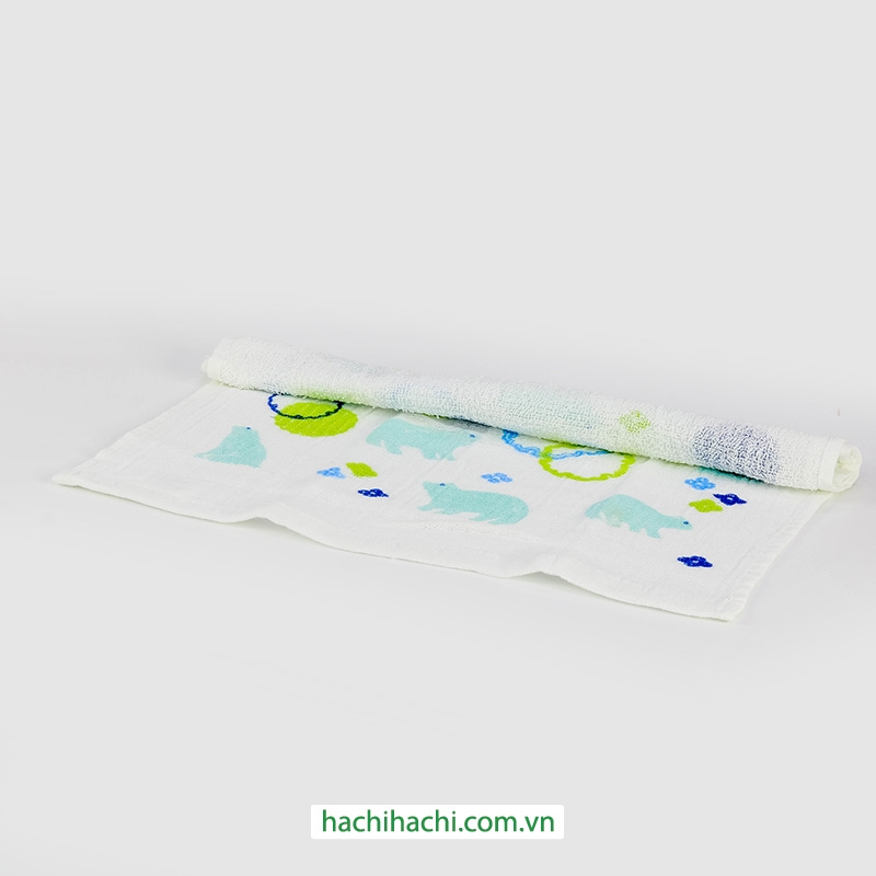 Khăn vải cotton 34x35cm (Nhiều mẫu)-Giao mẫu ngẫu nhiên thương hiệu 