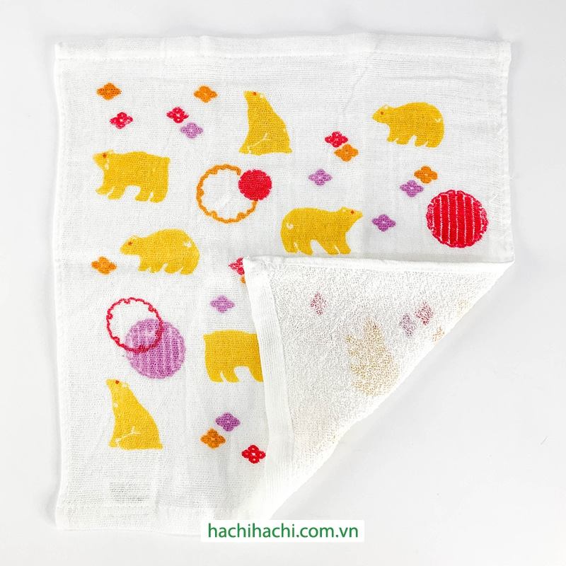 Khăn vải cotton 34x35cm (Nhiều mẫu)-Giao mẫu ngẫu nhiên thương hiệu 