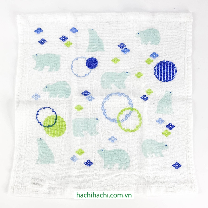 Khăn vải cotton 34x35cm (Nhiều mẫu)-Giao mẫu ngẫu nhiên thương hiệu 
