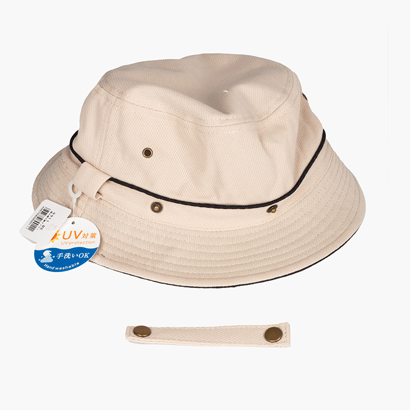 Nón Bucket chống nắng tia UV vải lưới thoáng khí (Beige) thương hiệu 