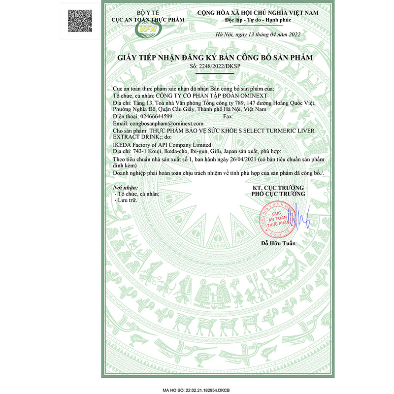 TPBVSK: Nước uống S Select Turmeric Liver Extract Drink Nhật Bản 100mlx6 chai, thải độc gan, tăng chức năng gan thương hiệu 
