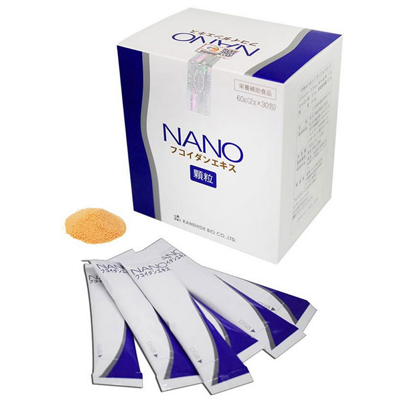 TPBVSK: Bột uống Nano Fucoidan Extract Granule Nhật Bản 2gx30 gói, tăng sức khỏe, nâng cao đề kháng thương hiệu KANEHIDE BIO