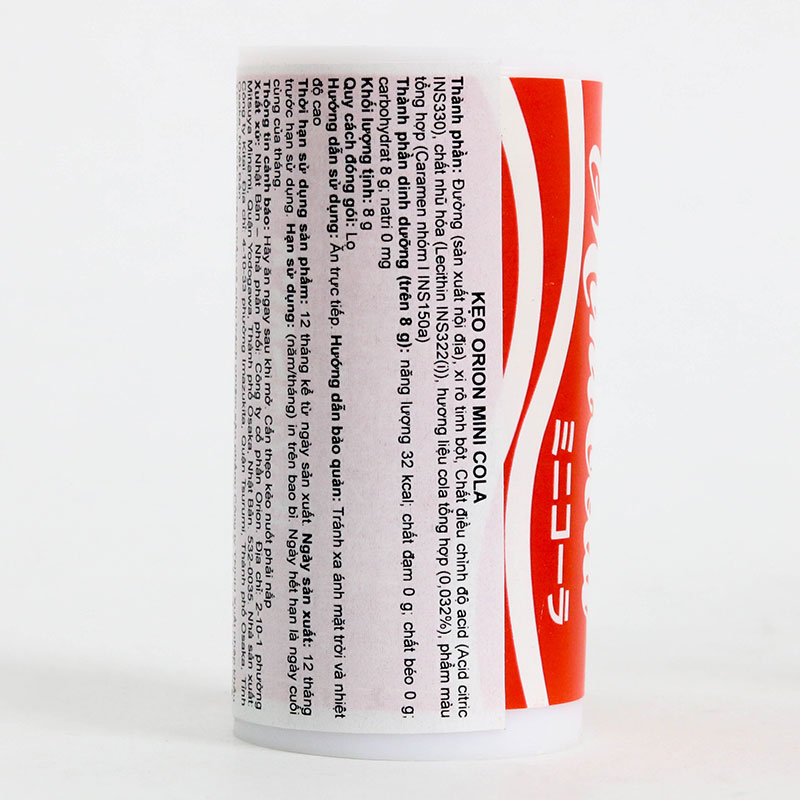Kẹo Nhật Bản Orion mini vị cola 8g thương hiệu ORION
