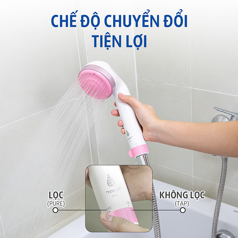 283 Vòi sen tắm khử Chlorine Torayvino RS52 thương hiệu TORAYVINO