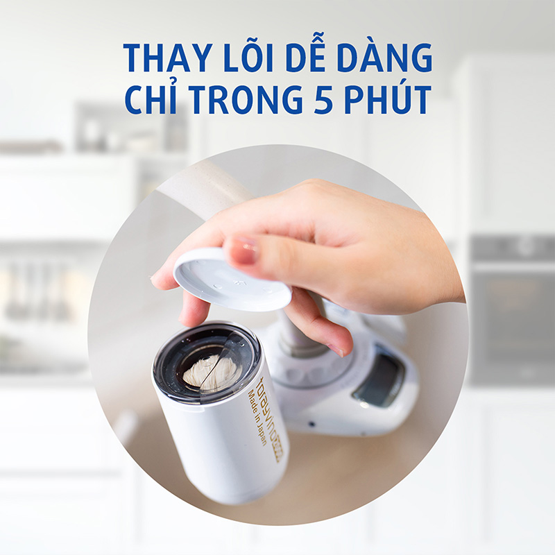 Thiết bị lọc nước tại vòi Nhật Bản Torayvino MK206-2000B, uống trực tiếp tại vòi thương hiệu TORAYVINO