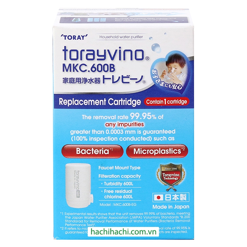 571 Bộ lọc thay thế Torayvino MKC.600B-EG thương hiệu TORAYVINO