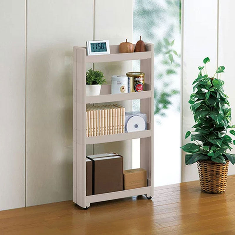 Kệ để đồ đa năng Nhật Bản 4 tầng có bánh xe 45x12.5cm thương hiệu FUDO GIKEN