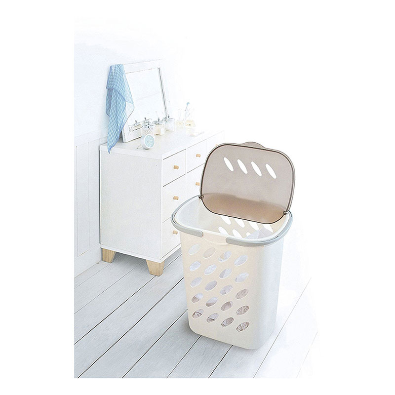 Giỏ nhựa đựng vật dụng 48x35x50.5cm (Có nắp) thương hiệu FUDO GIKEN