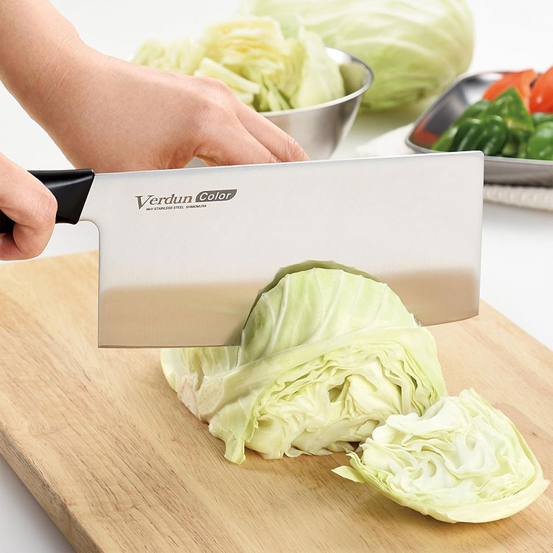 Dao chặt xương Nhật Bản thép Molybdenum cao cấp lưỡi 18cm thương hiệu SHIMOMURA KOGYO